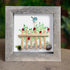 Garden Song Bird & Berry Sea Glass Framed Art - image 6