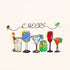 Coastal Cheers Colorful Cocktail Sea Glass Framed Art - image 2