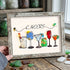 Coastal Cheers Colorful Cocktail Sea Glass Framed Art - Retro White - 6" X 8" - image 11