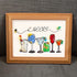 Coastal Cheers Colorful Cocktail Sea Glass Framed Art - image 4