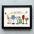 Coastal Cheers Colorful Cocktail Sea Glass Framed Art - Black - 6" X 8" - image 9