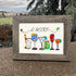 Coastal Cheers Colorful Cocktail Sea Glass Framed Art - image 0