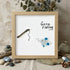 Gone Fishing Fisherman's Tale Sea Glass Framed Art - Oak - 8" X 8" - image 8
