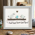 And Then There Were Three Family Sea Glass Framed Art - White - 6" X 8" - image 10