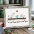 And Then There Were Three Family Sea Glass Framed Art - Retro White - 6" X 8" - image 11