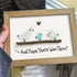 And Then There Were Three Family Sea Glass Framed Art - image 0