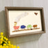 Coastal Choo-Choo Chain Sea Glass Framed Art - image 4