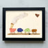 Coastal Choo-Choo Chain Sea Glass Framed Art - Black - 6" X 8" - image 9