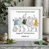 Prosecco Time Custom Birthday Age Sea Glass Framed Art - White - 8" X 8" - image 10