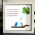 Tide's Blessings Bird & Clover Sea Glass Framed Art - image 0