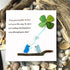 Tide's Blessings Bird & Clover Sea Glass Framed Art - Seaglass Card - 8" X 8" - image 1