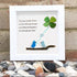Tide's Blessings Bird & Clover Sea Glass Framed Art - image 6
