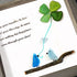Tide's Blessings Bird & Clover Sea Glass Framed Art - image 3