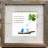 Tide's Blessings Bird & Clover Sea Glass Framed Art - image 4