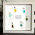 Circle Of Thanks Retirement Sea Glass Framed Art - image 3