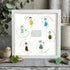 Circle Of Thanks Retirement Sea Glass Framed Art - White - 8" X 8" - image 10