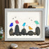 Birds Of A Feather Melody Sea Glass Framed Art - White - 6" X 8" - image 10