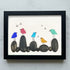Birds Of A Feather Melody Sea Glass Framed Art - Black - 6" X 8" - image 9