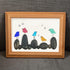Birds Of A Feather Melody Sea Glass Framed Art - image 4