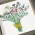 Nature's Beauty Flower Bouquet Sea Glass Framed Art - image 3