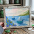 Tranquil Voyage Sailboats Sea Glass Framed Art - Retro White - 6" X 8" - image 11