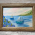 Tranquil Voyage Sailboats Sea Glass Framed Art - image 3