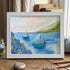 Tranquil Voyage Sailboats Sea Glass Framed Art - White - 6" X 8" - image 10