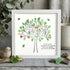 Love & Belonging Coastal Tree Sea Glass Framed Art - White - 8" X 8" - image 10