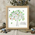Love & Belonging Coastal Tree Sea Glass Framed Art - Oak - 8" X 8" - image 8