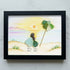 Custom Mama & Baby Sunset Sea Glass Framed Art - Black - 6" X 8" - image 9