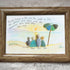Custom Name Family Portrait Sea Glass Framed Art - image 6