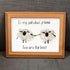 "To My Fabulous Friend" Cute Sheep Sea Glass Framed Art - image 6