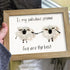 "To My Fabulous Friend" Cute Sheep Sea Glass Framed Art - image 4
