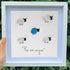"You Are Unique" Sheep Motivational Sea Glass Framed Art - image 3