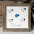 "You Are Unique" Sheep Motivational Sea Glass Framed Art - image 4