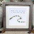 Coastal Wave Inspirational Quote Sea Glass Framed Art - image 4