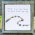 Coastal Wave Inspirational Quote Sea Glass Framed Art - image 3