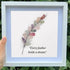 "Every Feather Holds a Dream" Sea Glass Framed Art - image 4