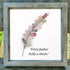 "Every Feather Holds a Dream" Sea Glass Framed Art - image 2