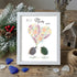 "Best Mom Ever" Birds Floral Heart Sea Glass Framed Art - White - 8" X 6" - image 9