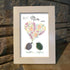"Best Mom Ever" Birds Floral Heart Sea Glass Framed Art - image 3