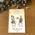 Personalized Anniversary Couple Toasting Sea Glass Framed Art - Seaglass Card - 8" X 6" - image 1