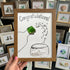 "Congratulations!" Champagne Toast Sea Glass Framed Art - Walnut Brown - 8" X 6" - image 7