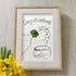 "Congratulations!" Champagne Toast Sea Glass Framed Art - image 4