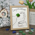 "Congratulations!" Champagne Toast Sea Glass Framed Art - Oak - 8" X 6" - image 6