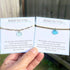 Mermaid Soul Sister Aqua Blue Sea Glass Bracelet - image 0
