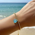 Mermaid Soul Sister Aqua Blue Sea Glass Bracelet - image 6