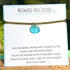 Mermaid Soul Sister Aqua Blue Sea Glass Bracelet - Blue - Style #2 - image 7