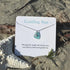 Guiding Star Inspirational Sea Glass Necklace - image 3