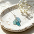Timeless Tri-Color Sea Glass Cluster Necklace - Aqua Ombre - image 8